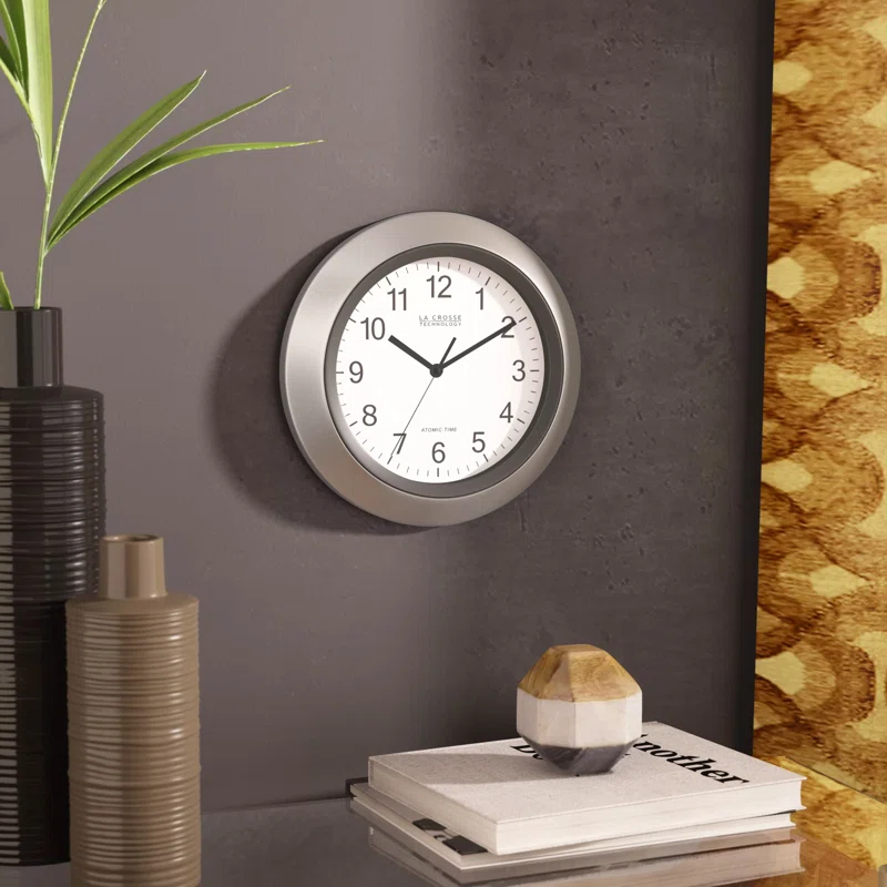 Krause 10" Atomic Analog Wall Clock